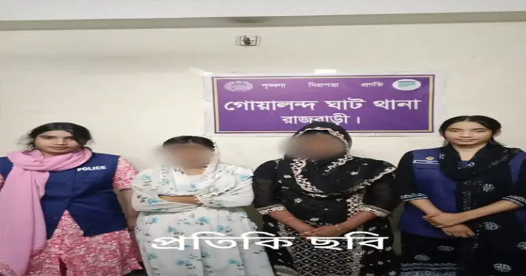 Two Girls Arrested on Charges of Homosexuality in Rajbari